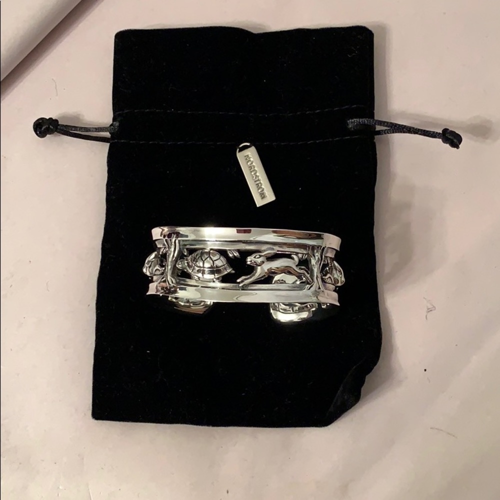 Barry Cord sterling silver woodland animals cuff